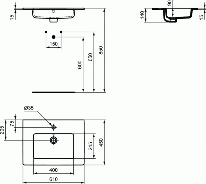 Set PROMO mobilier suspendat Ideal Standard