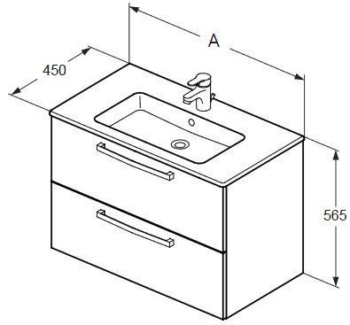 Set PROMO mobilier suspendat Ideal Standard